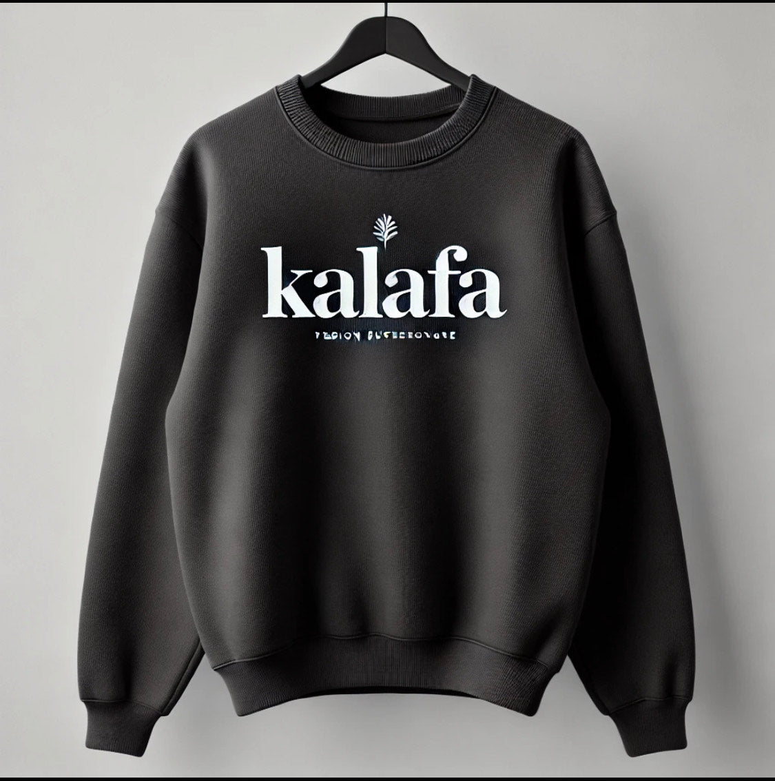 Kalafa "Vision and Proud" Black Sweater designed by Ibrahima Bah