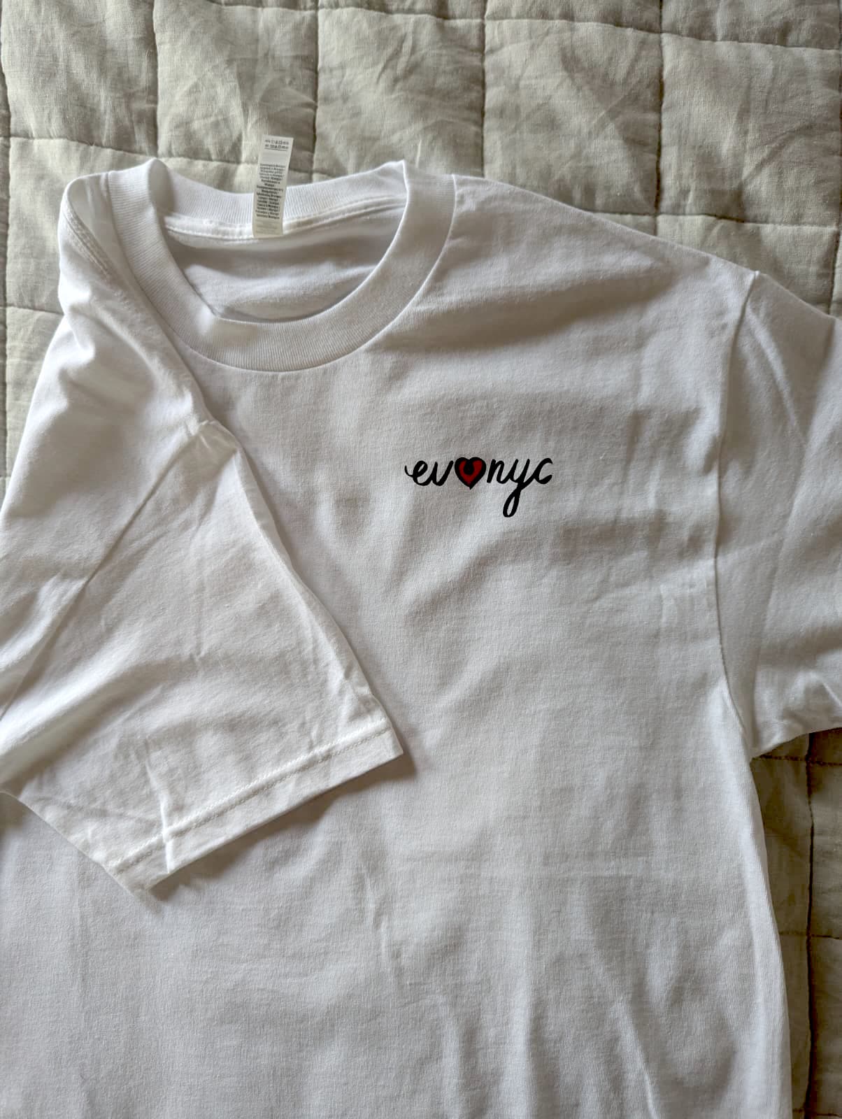 "Journey of an EVLovesNYC Meal" Limited Edition T-Shirt