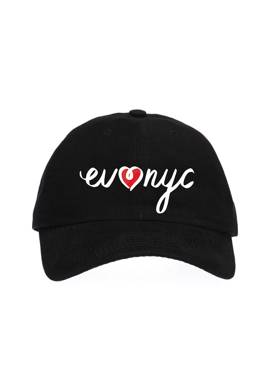 Black unisex baseball cap